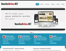 Tablet Screenshot of namibiaonline.net